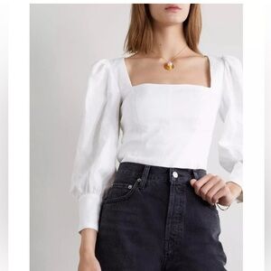 Reformation Stilton Linen Top